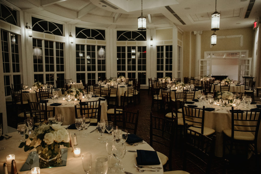 Candlelit reception details at Tupper Manor Wedding