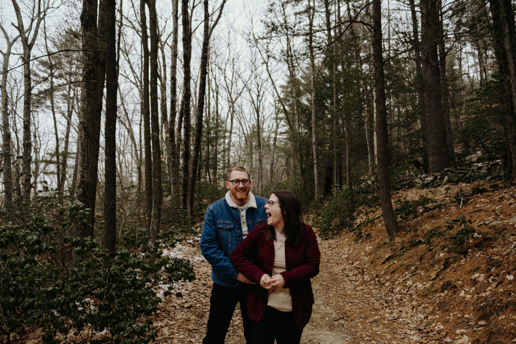 Engagement Session at Moore State Park in Paxton MA by Boston wedding photographer Jemima Richards