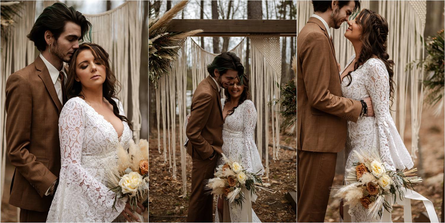 Maine Treehouse Elopement with Boho Vibes